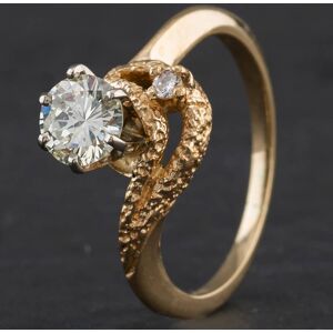 Pre-Owned 9ct Yellow Gold Brilliant Cut Diamond High Set Solitaire Ring 4328628 Pre-Owned 9ct Yellow Gold Brilliant Cut Diamond High Set Solitaire Ring 4328628