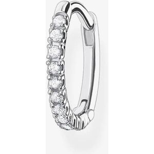 THOMAS SABO Silver Cubic Zirconia Single Hoop Earring CR659-051-14 THOMAS SABO Silver Cubic Zirconia Single Hoop Earring CR659-051-14