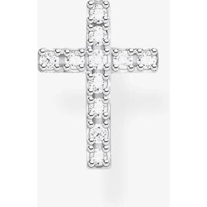 THOMAS SABO Silver Cubic Zirconia Cross Single Stud Earring H2131-051-14 THOMAS SABO Silver Cubic Zirconia Cross Single Stud Earring H2131-051-14