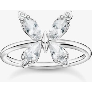 THOMAS SABO Sterling Silver Cubic Zirconia Butterfly Ring TR2356-051-14-52 THOMAS SABO Sterling Silver Cubic Zirconia Butterfly Ring TR2356-051-14-52