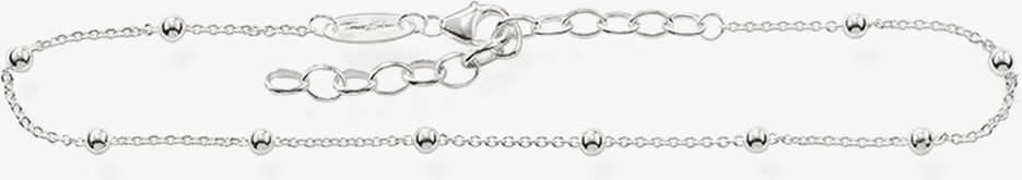 THOMAS SABO Silver 10 Ball Chain Anklet AK0002-001-12-L