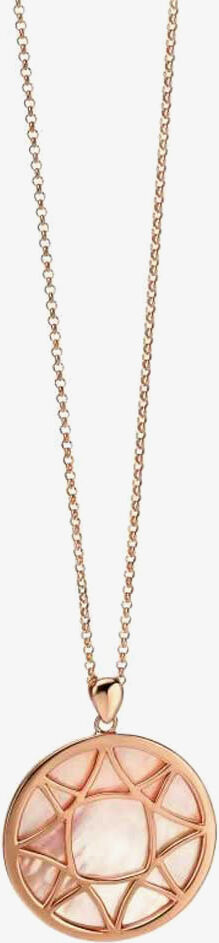 Fiorelli Ladies Rose Gold Plated Pink Mother of Pearl Pendant P4231P