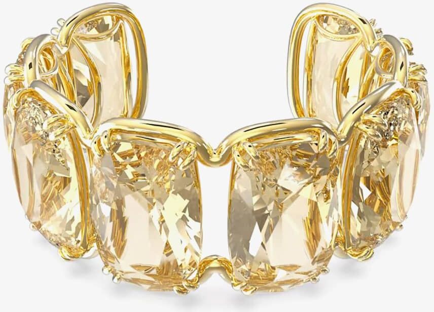 Swarovski Harmonia Gold Tone Plated Yellow Crystal Bangle 5616521