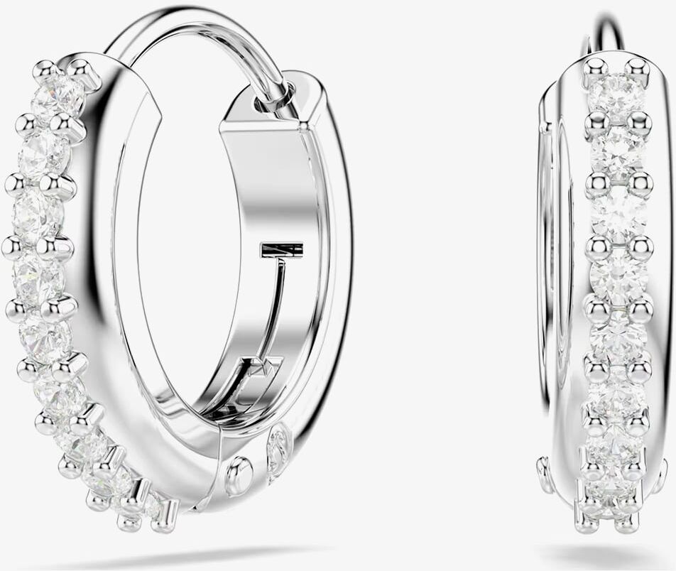 Swarovski Matrix Tennis Crystal Hoop Earrings 5690670