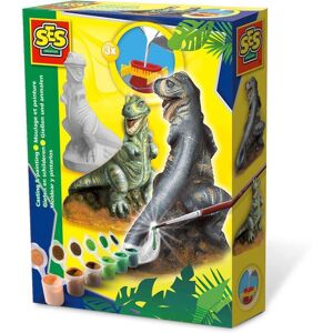 SES Creative Children's T-rex Casting and Painting Set