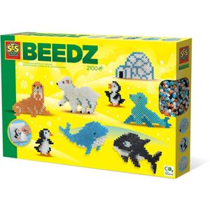 SES Creative Beedz Arctic Animals 2100 Iron-on Beads Mosaic Art Kit