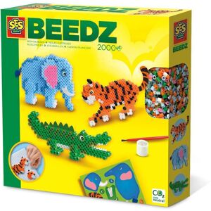 SES Creative Beedz Safari Animals 2000 Iron-on Beads Mosaic Art Kit