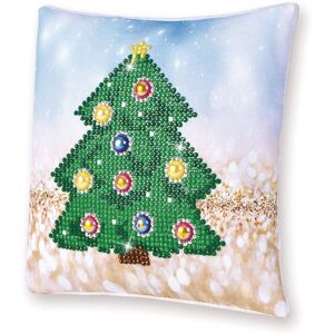 Groves & Thames PILLOW XMAS TREE - Diamond Painting Kit: Cushion: Christmas Tree - Diamond Dotz Multicolor Groves & Thames PILLOW XMAS TREE - Diamond Painting Kit: Cushion: Christmas Tree - Diamond Dotz Multicolor