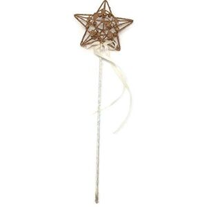 Groves & Thames WAND STAR W/RBN - Wand: Star with Ribbon: Rose Gold - Occasions - Bulk Gold Groves & Thames WAND STAR W/RBN - Wand: Star with Ribbon: Rose Gold - Occasions - Bulk Gold