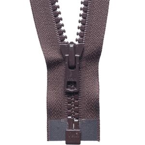 Groves & Thames HYV/W O/E ZIP 76CM - Vislon Heavyweight Open End Zip: 76cm: Brown - YKK Brown Groves & Thames HYV/W O/E ZIP 76CM - Vislon Heavyweight Open End Zip: 76cm: Brown - YKK Brown