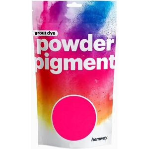 Hemway Grout Powder Pigment Dye For Tile Grout & Epoxy Resin - UV Fluorescent Neon Hot Pink - 50g / 1.7oz Pink Hemway Grout Powder Pigment Dye For Tile Grout & Epoxy Resin - UV Fluorescent Neon Hot Pink - 50g / 1.7oz Pink
