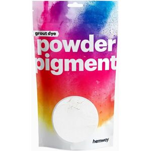 Hemway Grout Powder Pigment Dye For Tile Grout & Epoxy Resin - Metallic Chalk White - 50g / 1.7oz White Hemway Grout Powder Pigment Dye For Tile Grout & Epoxy Resin - Metallic Chalk White - 50g / 1.7oz White