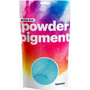 Hemway Grout Powder Pigment Dye For Tile Grout & Epoxy Resin - Metallic Ocean Blue - 50g / 1.7oz Blue Hemway Grout Powder Pigment Dye For Tile Grout & Epoxy Resin - Metallic Ocean Blue - 50g / 1.7oz Blue
