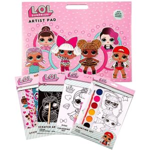 L.O.L. Surprise! Women's Arts & Crafts Set with Pad, Pencils, Stickers & Watercolours Multicolor L.O.L. Surprise! Women's Arts & Crafts Set with Pad, Pencils, Stickers & Watercolours Multicolor