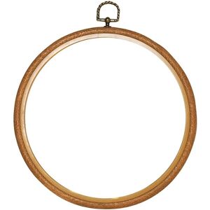 Groves & Thames FRAME 20CM BROWN - Frame: Plastic: 20cm Diameter: Natural - Vervaco Multicolor Groves & Thames FRAME 20CM BROWN - Frame: Plastic: 20cm Diameter: Natural - Vervaco Multicolor