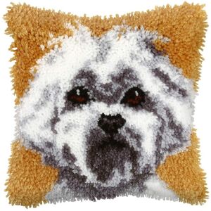 Groves & Thames L/HK CUSHION WESTIE - Latch Hook Kit: Cushion: Small: Westie - Orchidea Multicolor Groves & Thames L/HK CUSHION WESTIE - Latch Hook Kit: Cushion: Small: Westie - Orchidea Multicolor