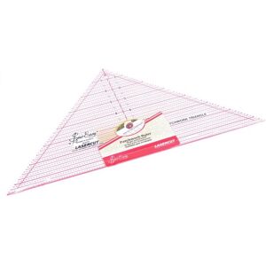 Groves & Thames Rule: Quilting: 90 Degree Triangle: 7.5 x 15.5in in Clear Clear Groves & Thames Rule: Quilting: 90 Degree Triangle: 7.5 x 15.5in in Clear Clear
