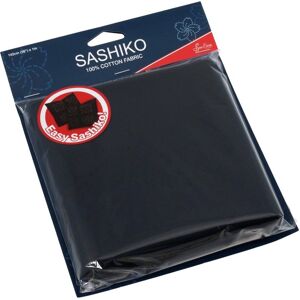Groves & Thames SE SASHIKO C/FABRIC - Sashiko: Cotton Fabric: 1m x 1.42m: Dark Navy - Sew Easy Multicolor Groves & Thames SE SASHIKO C/FABRIC - Sashiko: Cotton Fabric: 1m x 1.42m: Dark Navy - Sew Easy Multicolor