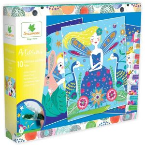 Basic Fun SYCOMORE Artissimo Children's Glitter Boards Fairy's, Unisex, 4 Years or Above, Multi-colour (CREA012) Multicolor Basic Fun SYCOMORE Artissimo Children's Glitter Boards Fairy's, Unisex, 4 Years or Above, Multi-colour (CREA012) Multicolor
