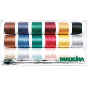 Groves & Thames C/BOX COTONA N30 - Clear Box: Cotona 30: 18 x 200m: Spools - Madeira Multicolor Groves & Thames C/BOX COTONA N30 - Clear Box: Cotona 30: 18 x 200m: Spools - Madeira Multicolor