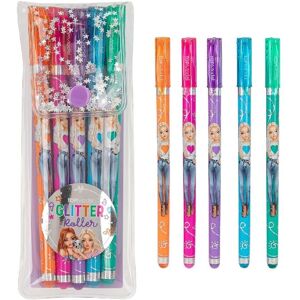 TOPModel Glitter Gel Roller Pen Set 5 Pack Of Pens Multicolor TOPModel Glitter Gel Roller Pen Set 5 Pack Of Pens Multicolor