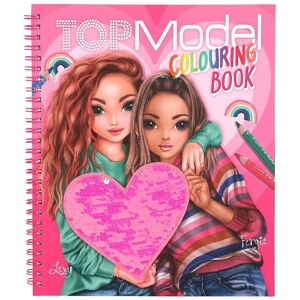 Depesche Topmodel Colouring Book With Reversible Sequin Cover Multicolor Depesche Topmodel Colouring Book With Reversible Sequin Cover Multicolor