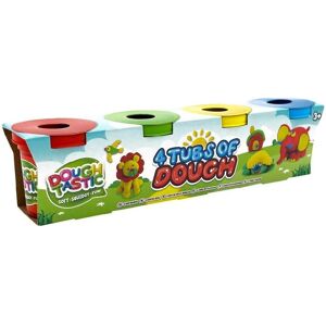 RMS Dough Tastic 4 Tubs Of Dough Assorted Colours Multicolor RMS Dough Tastic 4 Tubs Of Dough Assorted Colours Multicolor