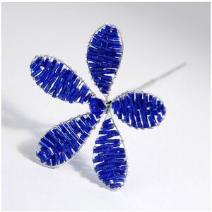 Groves & Thames Pick: Flower: Crystal Bead: 7cm: Pack of 1: Sapphire Blue Blue Groves & Thames Pick: Flower: Crystal Bead: 7cm: Pack of 1: Sapphire Blue Blue