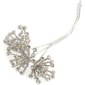 Groves & Thames Pick: Diamante Bugle Bead: 3mm: Pack of 3: Silver Silver Groves & Thames Pick: Diamante Bugle Bead: 3mm: Pack of 3: Silver Silver