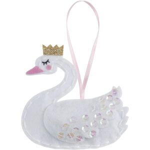 Groves & Thames FELT SWAN/CROWN - Felt Decoration Kit: Christmas: Swan with Crown - Trimits Multicolor Groves & Thames FELT SWAN/CROWN - Felt Decoration Kit: Christmas: Swan with Crown - Trimits Multicolor