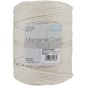Groves & Thames Trim: Macramé Cord: Cotton: 100m x 7mm: 1kg: Natural Multicolor Groves & Thames Trim: Macramé Cord: Cotton: 100m x 7mm: 1kg: Natural Multicolor