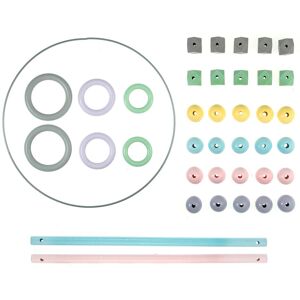 Groves & Thames Macramé Accessories Starter Pack: 39 pieces: Assorted Colours Multicolor Groves & Thames Macramé Accessories Starter Pack: 39 pieces: Assorted Colours Multicolor
