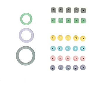 Groves & Thames Wooden Craft Accessories Pack: 33 pieces: Assorted Colours Multicolor Groves & Thames Wooden Craft Accessories Pack: 33 pieces: Assorted Colours Multicolor