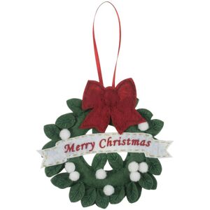 Groves & Thames FELT DEC WREATH - Felt Decoration Kit: Christmas: Wreath - Trimits Multicolor Groves & Thames FELT DEC WREATH - Felt Decoration Kit: Christmas: Wreath - Trimits Multicolor