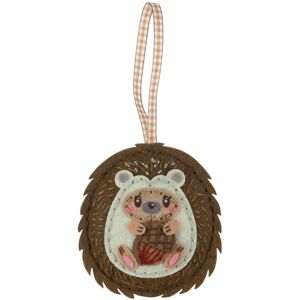 Groves & Thames FELT KIT HEDGEHOG - Felt Decoration Kit: Hedgehog - Trimits Multicolor Groves & Thames FELT KIT HEDGEHOG - Felt Decoration Kit: Hedgehog - Trimits Multicolor