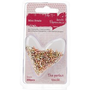 Docrafts Mini Brads Metallic - Assorted Gloss - Craft Supplies Docrafts Mini Brads Metallic - Assorted Gloss - Craft Supplies