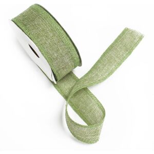 KDMD Natural Texture Ribbon 38mm x 20m - Moss in Green Green KDMD Natural Texture Ribbon 38mm x 20m - Moss in Green Green