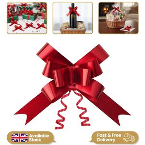 Shatchi 30pcs Red 30mm/3cm Pull Bows for Wrap, Hampers, Party & Crafts Red Shatchi 30pcs Red 30mm/3cm Pull Bows for Wrap, Hampers, Party & Crafts Red