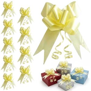 Shatchi 40pcs Light Yellow 50mm/5cm Pull Bows Gift Wrap & Hampers Yellow Shatchi 40pcs Light Yellow 50mm/5cm Pull Bows Gift Wrap & Hampers Yellow