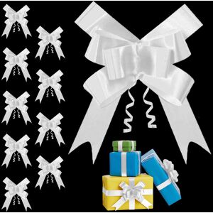 Shatchi 30pcs White 50mm/5cm Pull Bows Gift Wrap & Hampers White Shatchi 30pcs White 50mm/5cm Pull Bows Gift Wrap & Hampers White