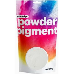Hemway Grout Powder Pigment Dye For Tile Grout & Epoxy Resin - Metallic Pearl White - 50g / 1.7oz White Hemway Grout Powder Pigment Dye For Tile Grout & Epoxy Resin - Metallic Pearl White - 50g / 1.7oz White