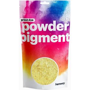 Hemway Grout Powder Pigment Dye For Tile Grout & Epoxy Resin - Metallic Sparkle 24K Gold - 50g / 1.7oz Gold Hemway Grout Powder Pigment Dye For Tile Grout & Epoxy Resin - Metallic Sparkle 24K Gold - 50g / 1.7oz Gold