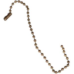 Neel Blue 10cm long Tag Chain, Metal Bead Chain Extender in Bronze Bronze Neel Blue 10cm long Tag Chain, Metal Bead Chain Extender in Bronze Bronze
