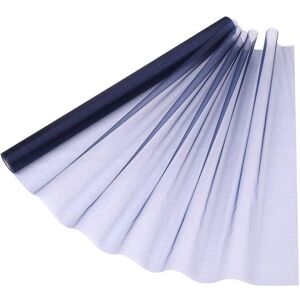 Neel Blue Organza Roll Sheer Fabric for Party Favours Supplies- 70cm x 15m in Navy Navy Neel Blue Organza Roll Sheer Fabric for Party Favours Supplies- 70cm x 15m in Navy Navy