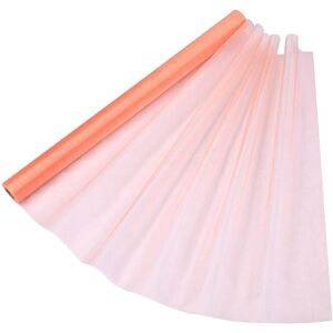 Neel Blue Organza Roll Sheer Fabric for Party Favours Supplies- 70cm x 15m in Peach Peach Neel Blue Organza Roll Sheer Fabric for Party Favours Supplies- 70cm x 15m in Peach Peach