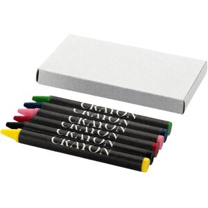 Bullet 6 Piece Crayon Set in Grey Grey Bullet 6 Piece Crayon Set in Grey Grey
