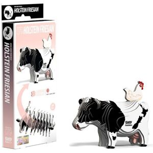 Eugy Holstein Friesian Cow 3D Craft Kit Multicolor Eugy Holstein Friesian Cow 3D Craft Kit Multicolor