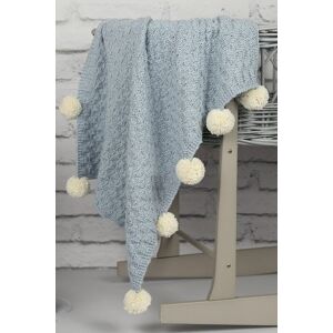 Wool Couture Bella Baby Blanket Knitting Kit in Baby Blue Baby Blue Wool Couture Bella Baby Blanket Knitting Kit in Baby Blue Baby Blue