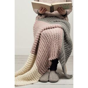 Wool Couture Hannahs Blanket Knitting Kit Multicolor Wool Couture Hannahs Blanket Knitting Kit Multicolor