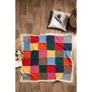 Wool Couture Heritage Blanket Knitting Kit Multicolor Wool Couture Heritage Blanket Knitting Kit Multicolor